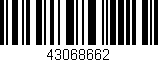 Código de barras (EAN, GTIN, SKU, ISBN): '43068662'