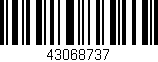 Código de barras (EAN, GTIN, SKU, ISBN): '43068737'