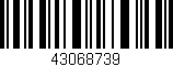 Código de barras (EAN, GTIN, SKU, ISBN): '43068739'