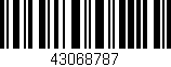 Código de barras (EAN, GTIN, SKU, ISBN): '43068787'