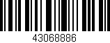 Código de barras (EAN, GTIN, SKU, ISBN): '43068886'