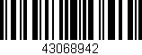 Código de barras (EAN, GTIN, SKU, ISBN): '43068942'