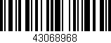 Código de barras (EAN, GTIN, SKU, ISBN): '43068968'