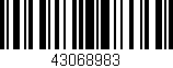Código de barras (EAN, GTIN, SKU, ISBN): '43068983'