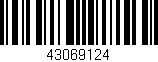 Código de barras (EAN, GTIN, SKU, ISBN): '43069124'