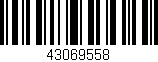 Código de barras (EAN, GTIN, SKU, ISBN): '43069558'