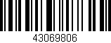 Código de barras (EAN, GTIN, SKU, ISBN): '43069806'