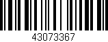Código de barras (EAN, GTIN, SKU, ISBN): '43073367'
