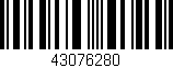 Código de barras (EAN, GTIN, SKU, ISBN): '43076280'
