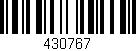 Código de barras (EAN, GTIN, SKU, ISBN): '430767'