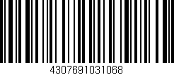 Código de barras (EAN, GTIN, SKU, ISBN): '4307691031068'