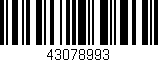 Código de barras (EAN, GTIN, SKU, ISBN): '43078993'