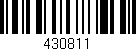 Código de barras (EAN, GTIN, SKU, ISBN): '430811'
