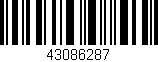 Código de barras (EAN, GTIN, SKU, ISBN): '43086287'