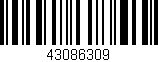 Código de barras (EAN, GTIN, SKU, ISBN): '43086309'