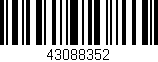 Código de barras (EAN, GTIN, SKU, ISBN): '43088352'