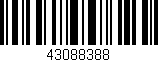 Código de barras (EAN, GTIN, SKU, ISBN): '43088388'