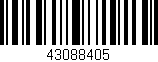 Código de barras (EAN, GTIN, SKU, ISBN): '43088405'