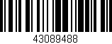 Código de barras (EAN, GTIN, SKU, ISBN): '43089488'