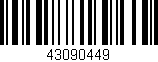 Código de barras (EAN, GTIN, SKU, ISBN): '43090449'