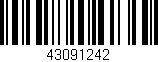Código de barras (EAN, GTIN, SKU, ISBN): '43091242'
