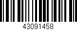 Código de barras (EAN, GTIN, SKU, ISBN): '43091458'