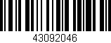 Código de barras (EAN, GTIN, SKU, ISBN): '43092046'