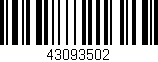 Código de barras (EAN, GTIN, SKU, ISBN): '43093502'