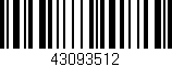 Código de barras (EAN, GTIN, SKU, ISBN): '43093512'