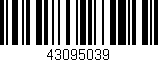 Código de barras (EAN, GTIN, SKU, ISBN): '43095039'