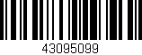 Código de barras (EAN, GTIN, SKU, ISBN): '43095099'