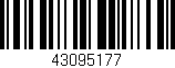 Código de barras (EAN, GTIN, SKU, ISBN): '43095177'