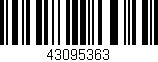 Código de barras (EAN, GTIN, SKU, ISBN): '43095363'