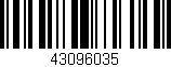 Código de barras (EAN, GTIN, SKU, ISBN): '43096035'