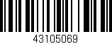 Código de barras (EAN, GTIN, SKU, ISBN): '43105069'
