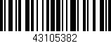 Código de barras (EAN, GTIN, SKU, ISBN): '43105382'