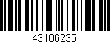 Código de barras (EAN, GTIN, SKU, ISBN): '43106235'