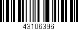 Código de barras (EAN, GTIN, SKU, ISBN): '43106396'