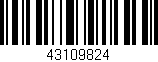 Código de barras (EAN, GTIN, SKU, ISBN): '43109824'
