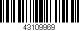 Código de barras (EAN, GTIN, SKU, ISBN): '43109969'