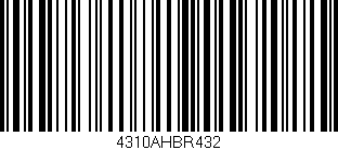 Código de barras (EAN, GTIN, SKU, ISBN): '4310AHBR432'