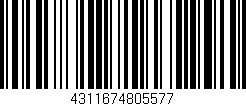 Código de barras (EAN, GTIN, SKU, ISBN): '4311674805577'