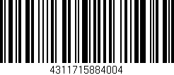 Código de barras (EAN, GTIN, SKU, ISBN): '4311715884004'