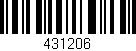 Código de barras (EAN, GTIN, SKU, ISBN): '431206'