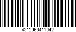 Código de barras (EAN, GTIN, SKU, ISBN): '4312063411942'