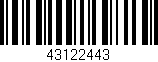 Código de barras (EAN, GTIN, SKU, ISBN): '43122443'