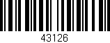 Código de barras (EAN, GTIN, SKU, ISBN): '43126'
