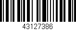 Código de barras (EAN, GTIN, SKU, ISBN): '43127386'