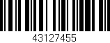 Código de barras (EAN, GTIN, SKU, ISBN): '43127455'