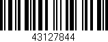 Código de barras (EAN, GTIN, SKU, ISBN): '43127844'